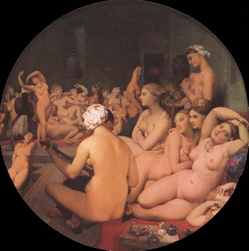 Jean-Auguste Dominique Ingres The Turkish bath oil painting image